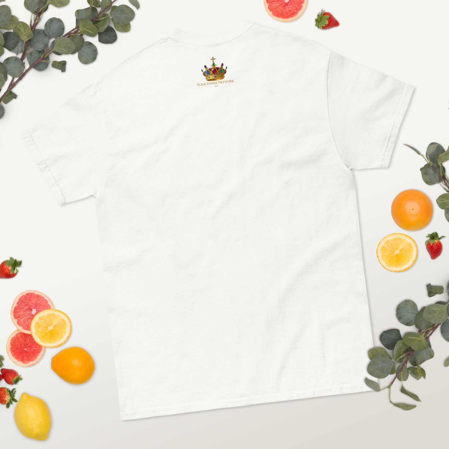 “Christian white t shirt the remnant rises design crown lion Kingdom faith apparel”