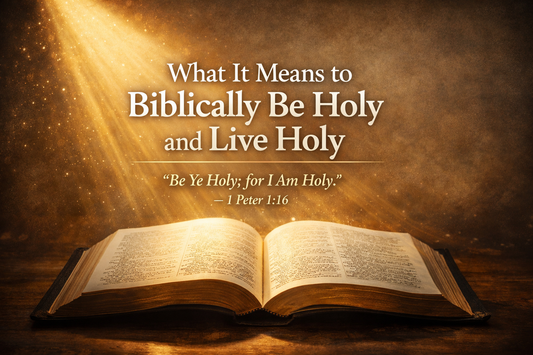 What It Means to Be Holy and Live Holy
