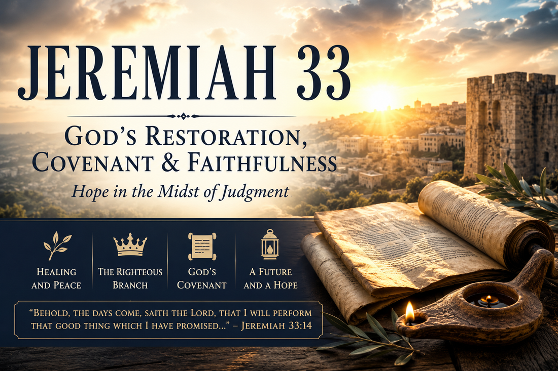 Jeremiah 33 Explained: God’s Restoration, Covenant, and Faithfulness