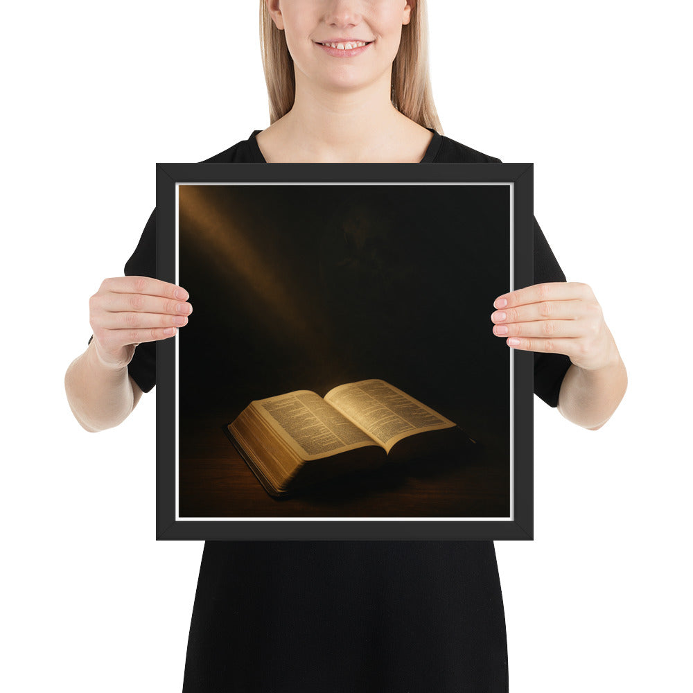 Christian wall décor – framed Scripture artwork for prayer spaces