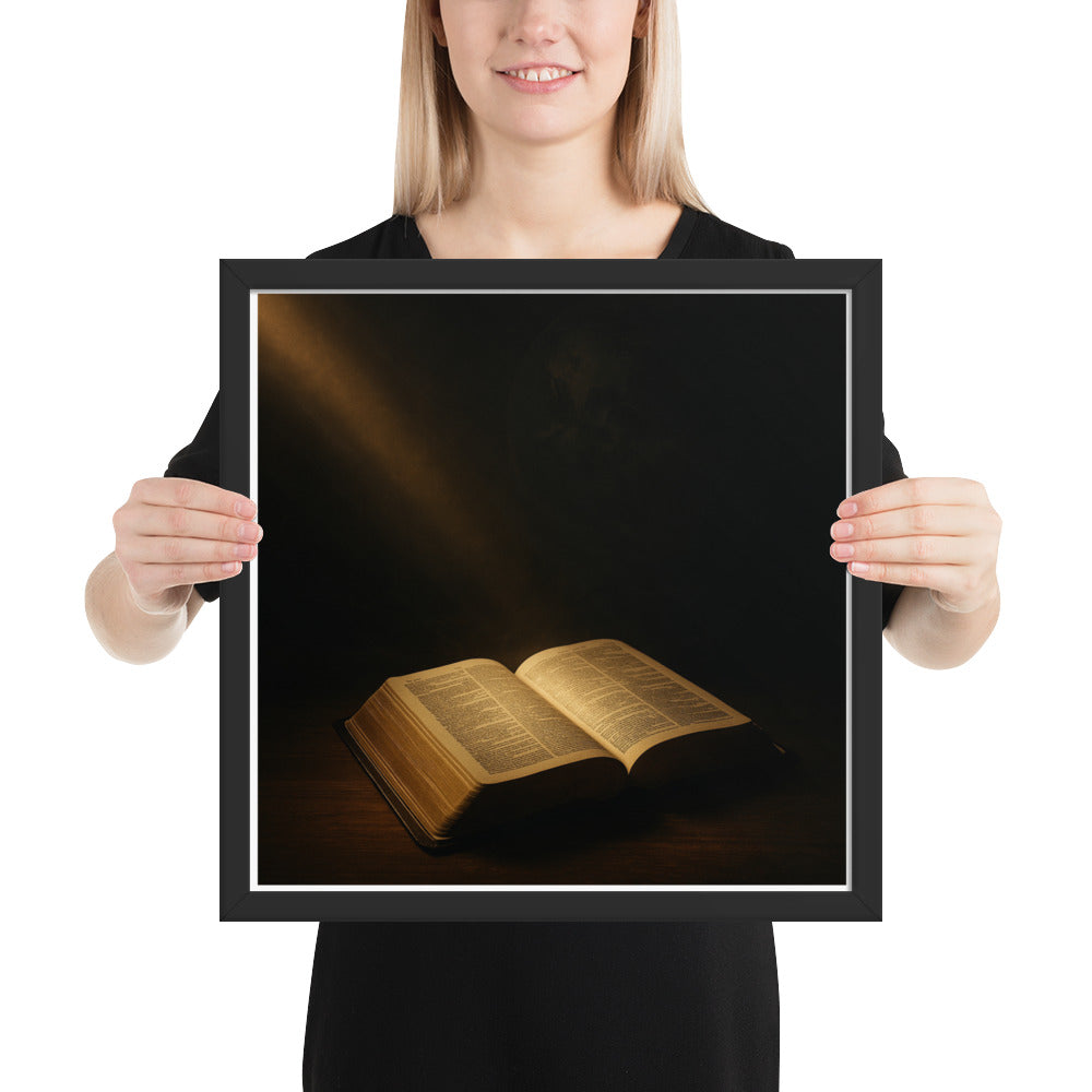 Christian wall décor – framed Scripture artwork for prayer spaces