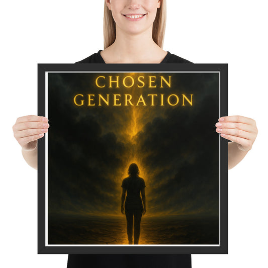 Christian wall art – Chosen Generation framed poster by Your Divine Network