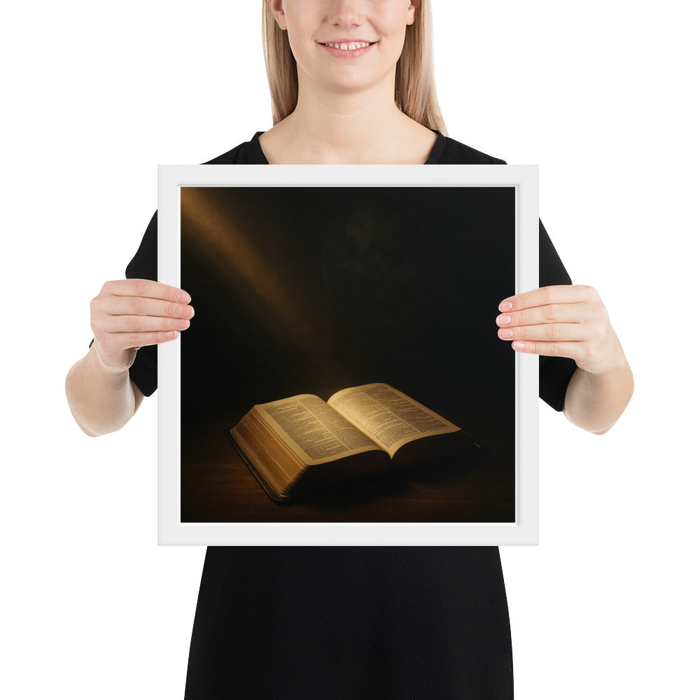 Christian wall décor – framed Scripture artwork for prayer spaces