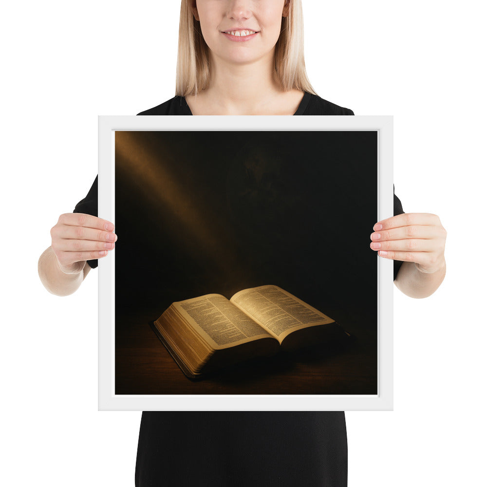 Christian wall décor – framed Scripture artwork for prayer spaces