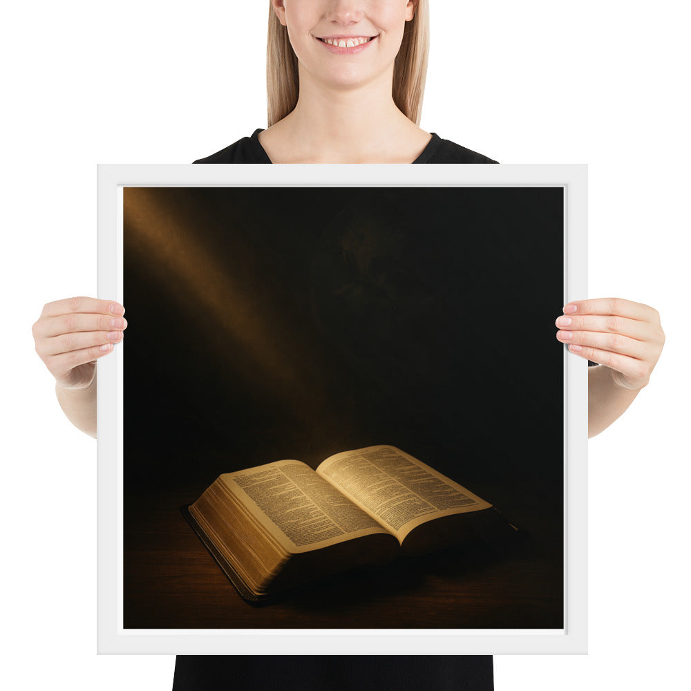 Christian wall décor – framed Scripture artwork for prayer spaces