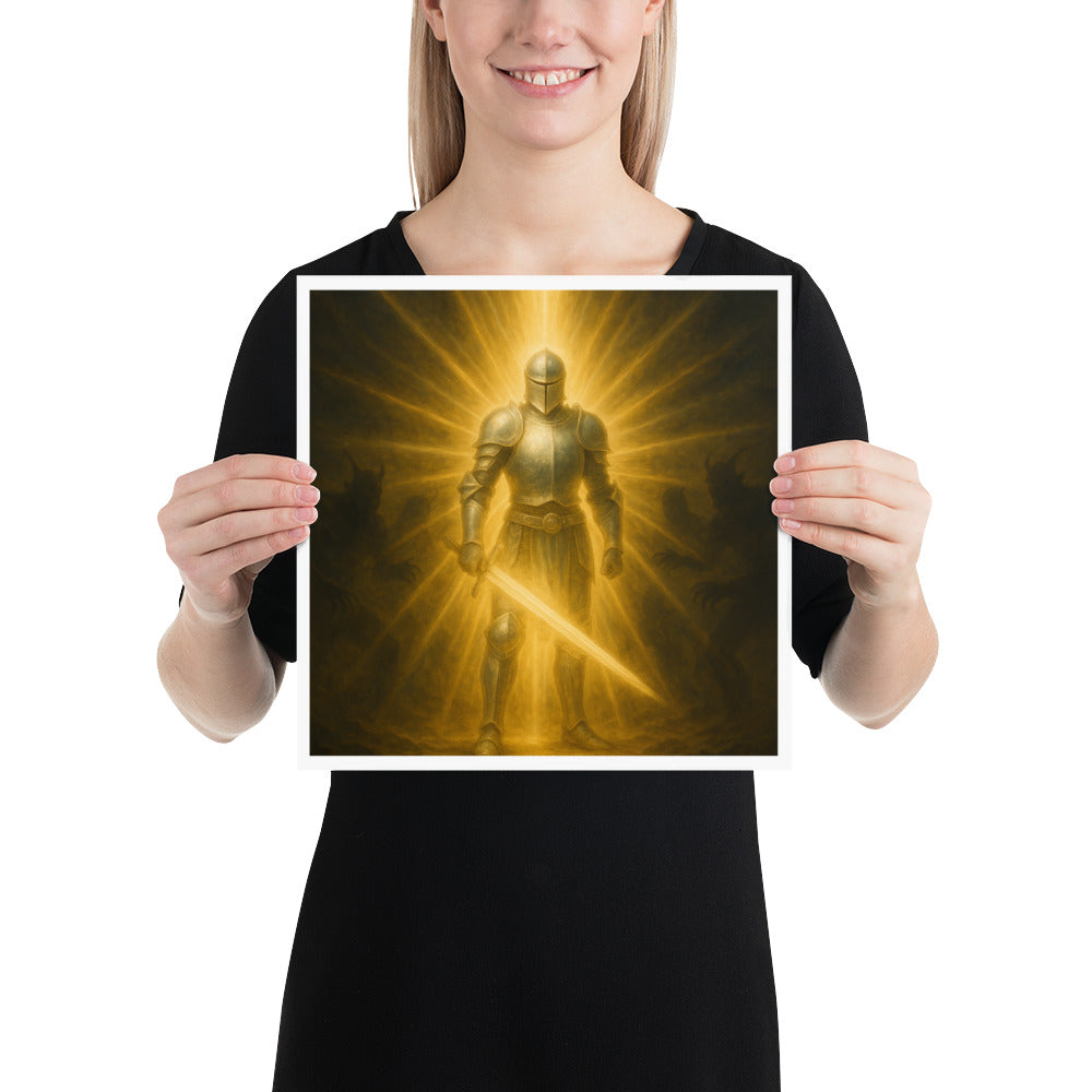 Christian Scripture Poster – Romans 10:13 Bible Verse Wall Art by Your Divine Network | Faith-Based Home Décor