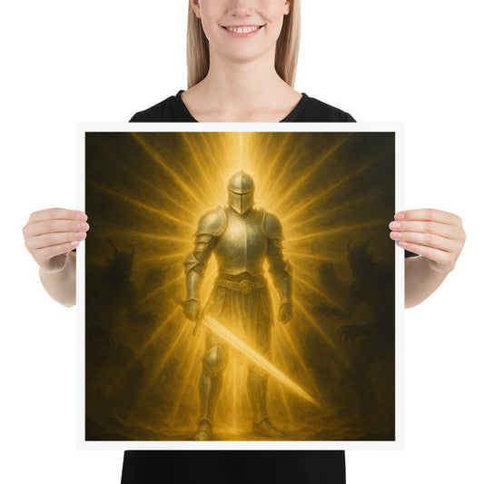 Christian Scripture Poster – Romans 10:13 Bible Verse Wall Art by Your Divine Network | Faith-Based Home Décor