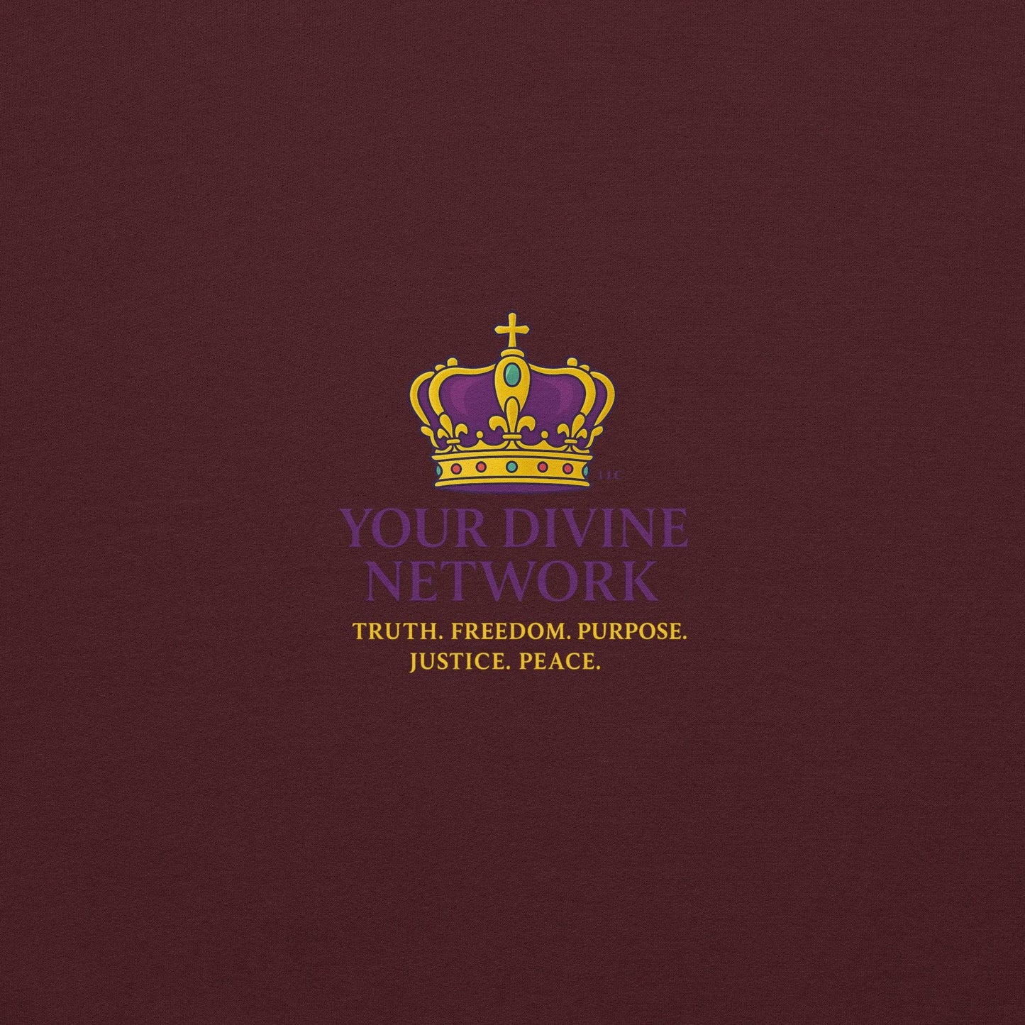 Christian unisex hoodie with “Wide Is the Gate” Matthew 7:13–14 verse design, symbolizing walking the narrow path and standing firm in truth.