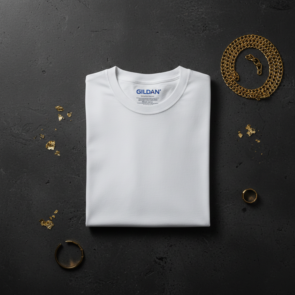Custom Gildan T-Shirt - White