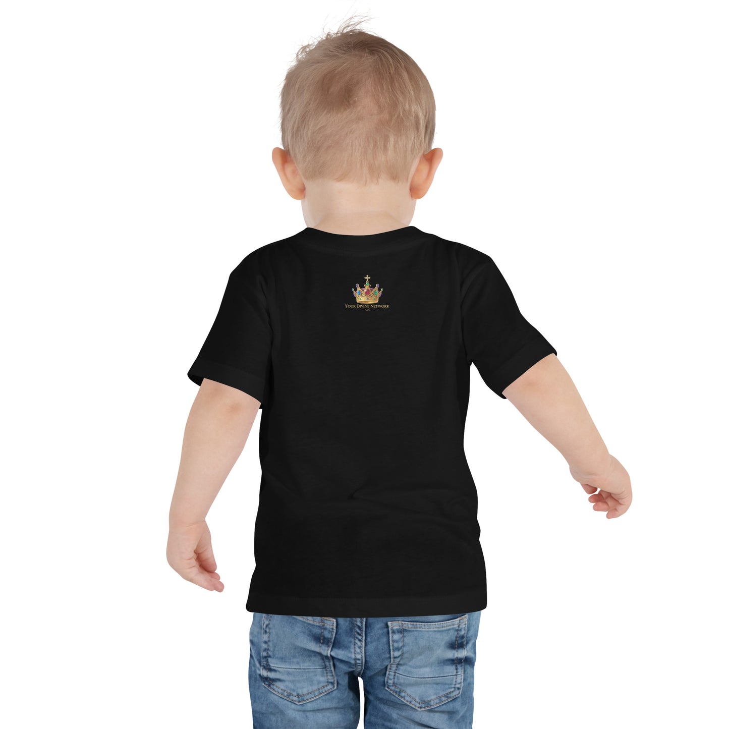 Wonderfully Made Psalm 139:14 Christian toddler t-shirt with royal crown design — faith-based kids gift