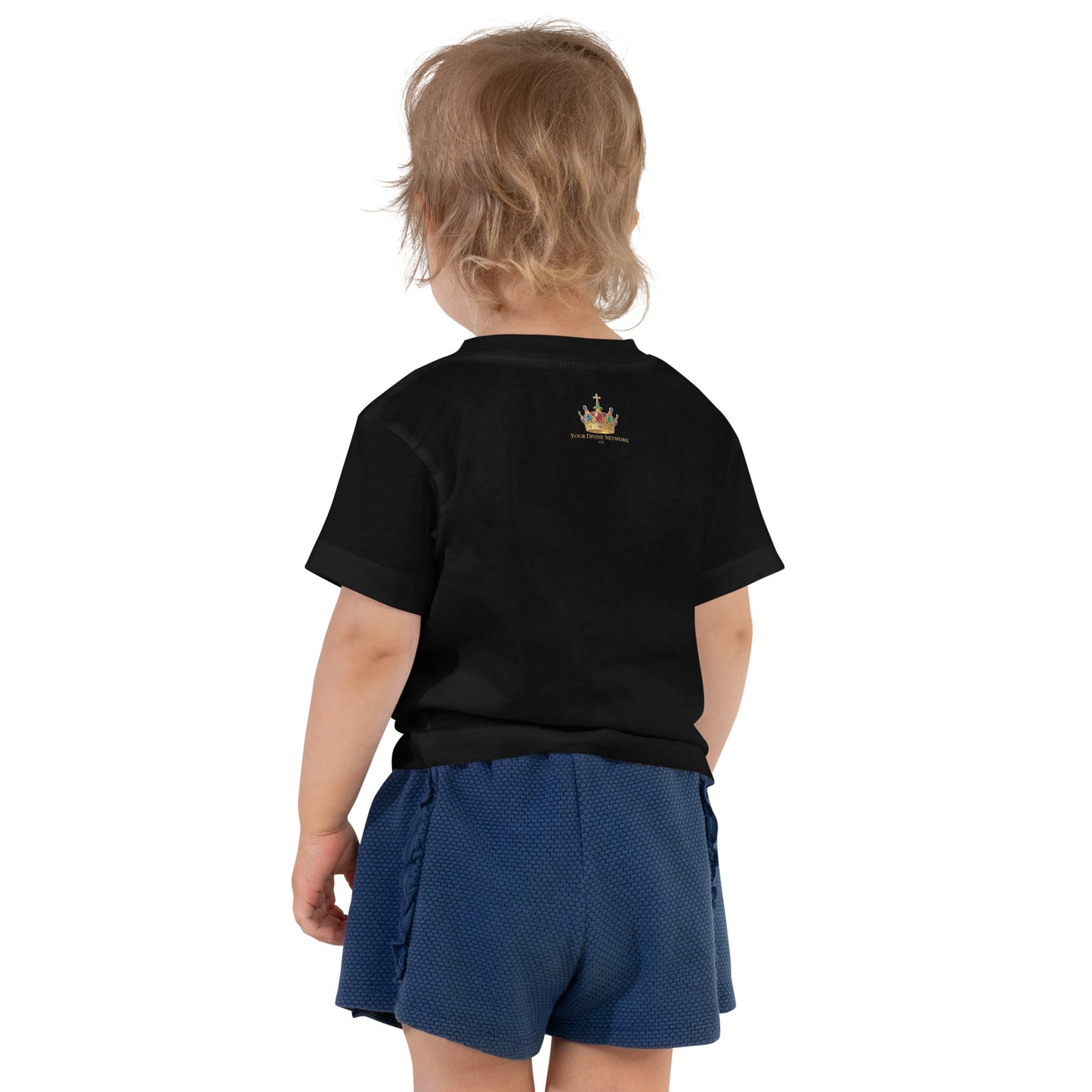 Wonderfully Made Psalm 139:14 Christian toddler t-shirt with royal crown design — faith-based kids gift