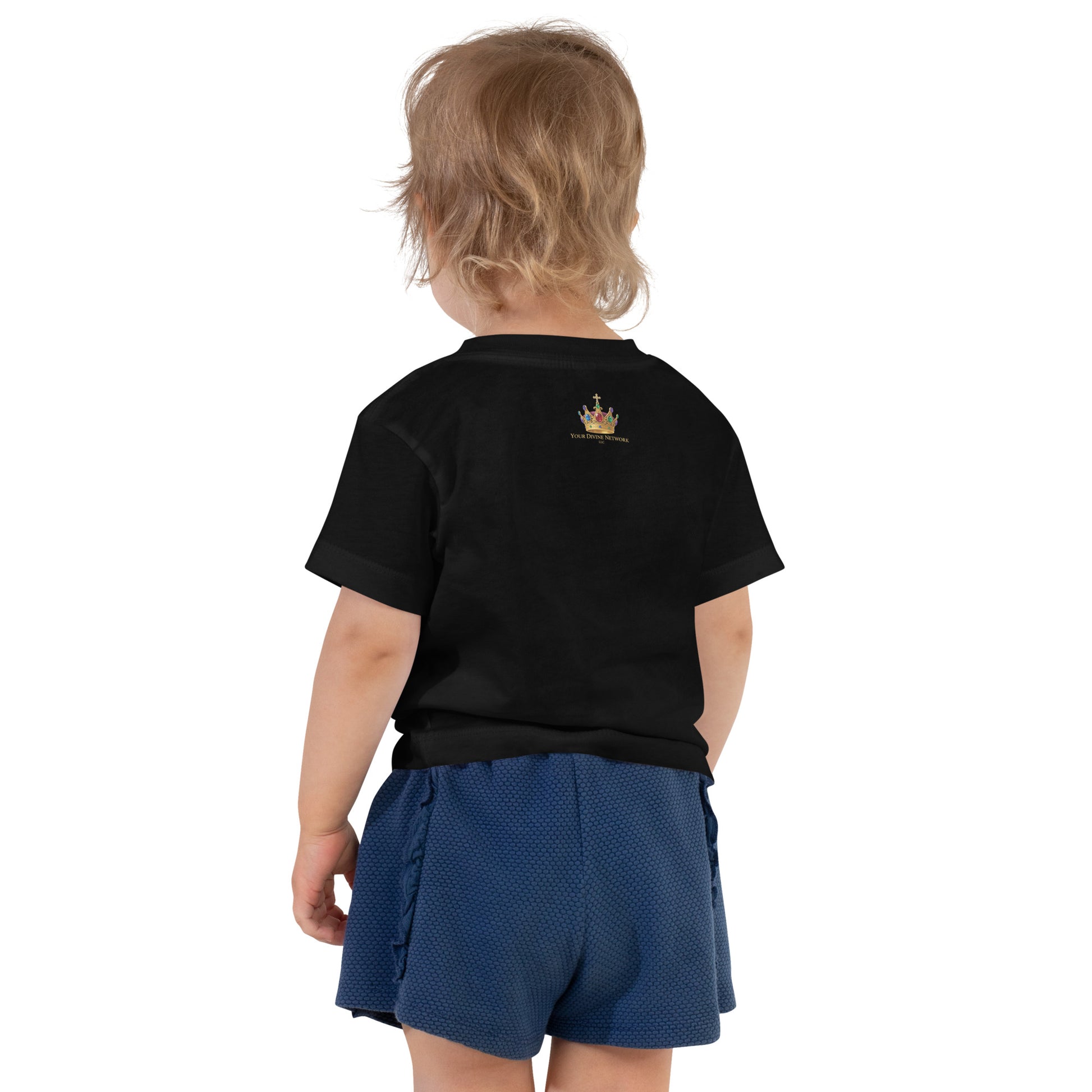 Wonderfully Made Psalm 139:14 Christian toddler t-shirt with royal crown design — faith-based kids gift