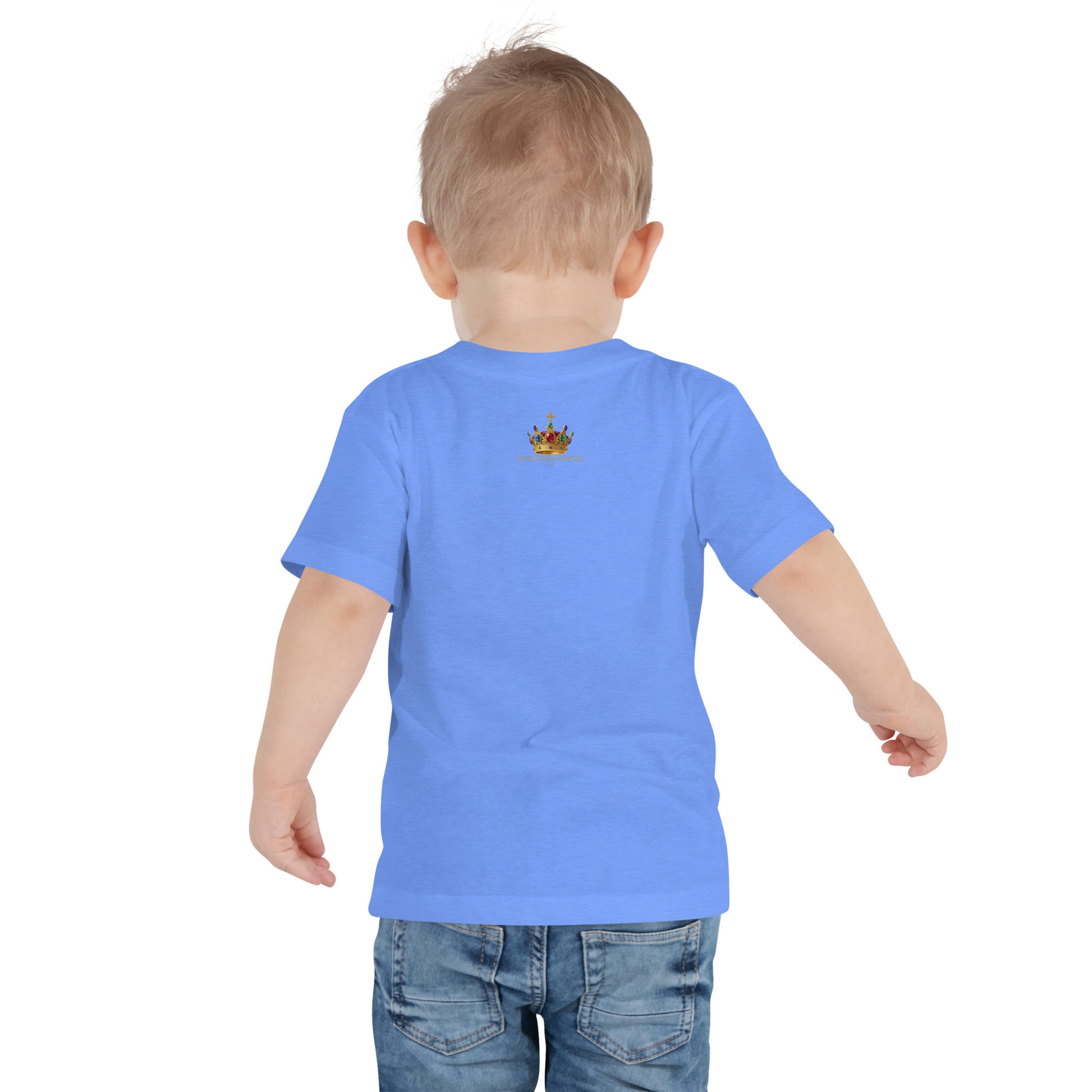 Wonderfully Made Psalm 139:14 Christian toddler t-shirt with royal crown design — faith-based kids gift