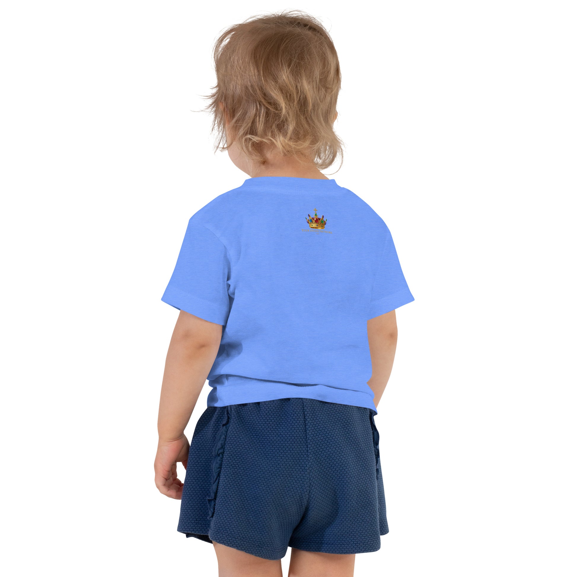 Wonderfully Made Psalm 139:14 Christian toddler t-shirt with royal crown design — faith-based kids gift