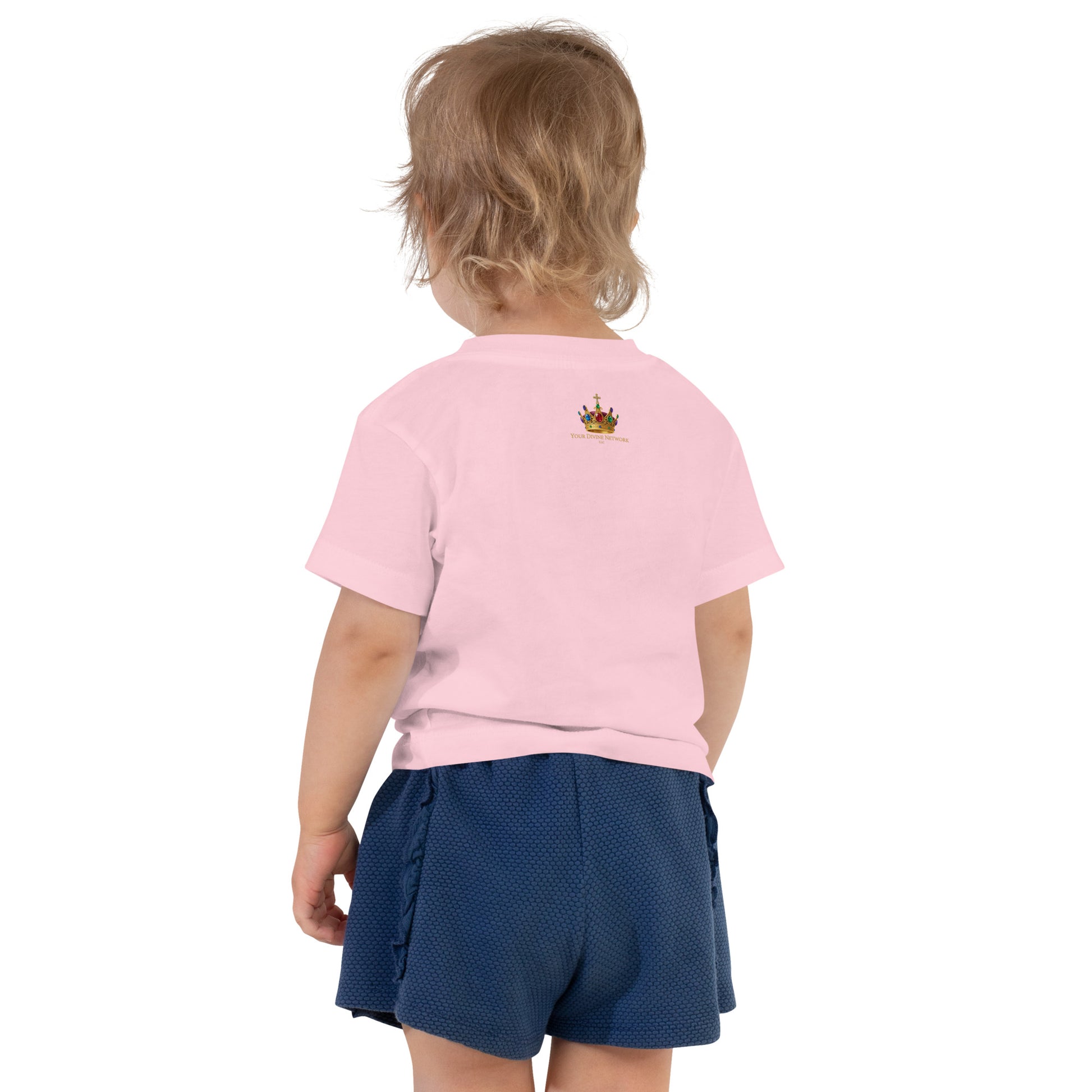 Wonderfully Made Psalm 139:14 Christian toddler t-shirt with royal crown design — faith-based kids gift