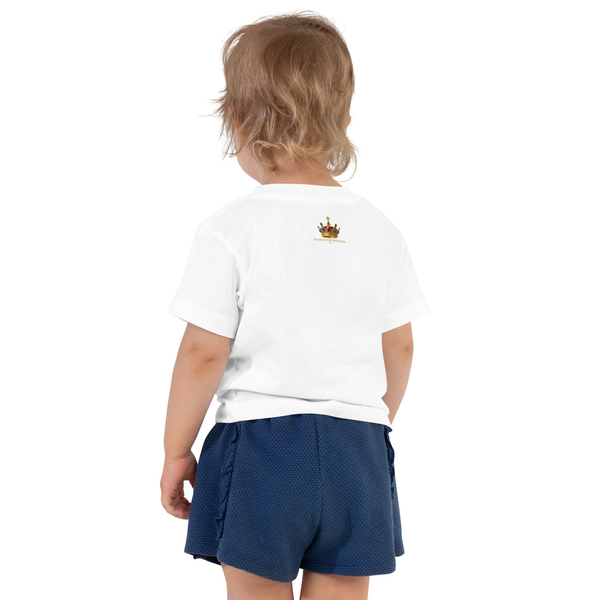 Wonderfully Made Psalm 139:14 Christian toddler t-shirt with royal crown design — faith-based kids gift