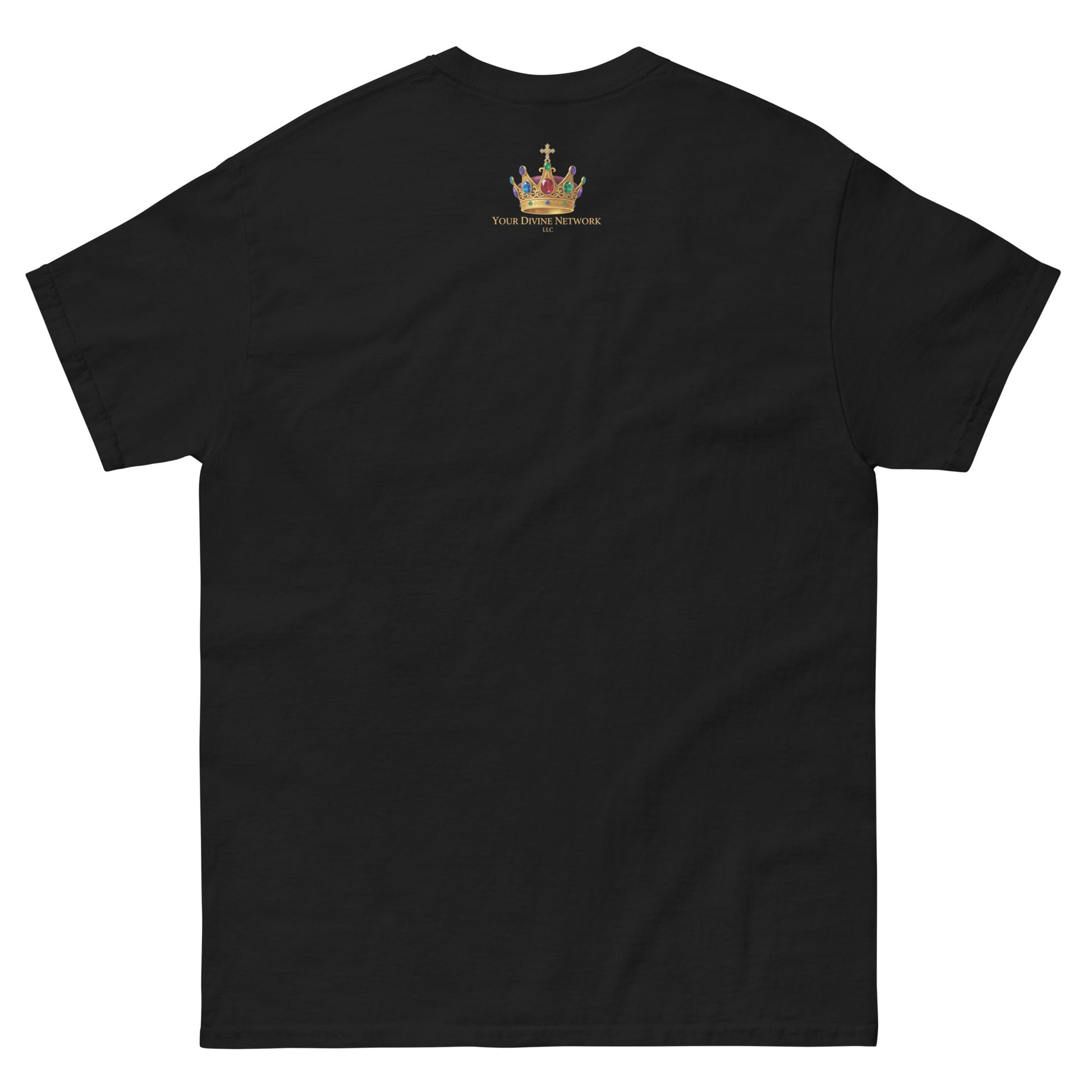 “Jesus is God 100 percent Christian t shirt bold faith statement design gold red lettering”