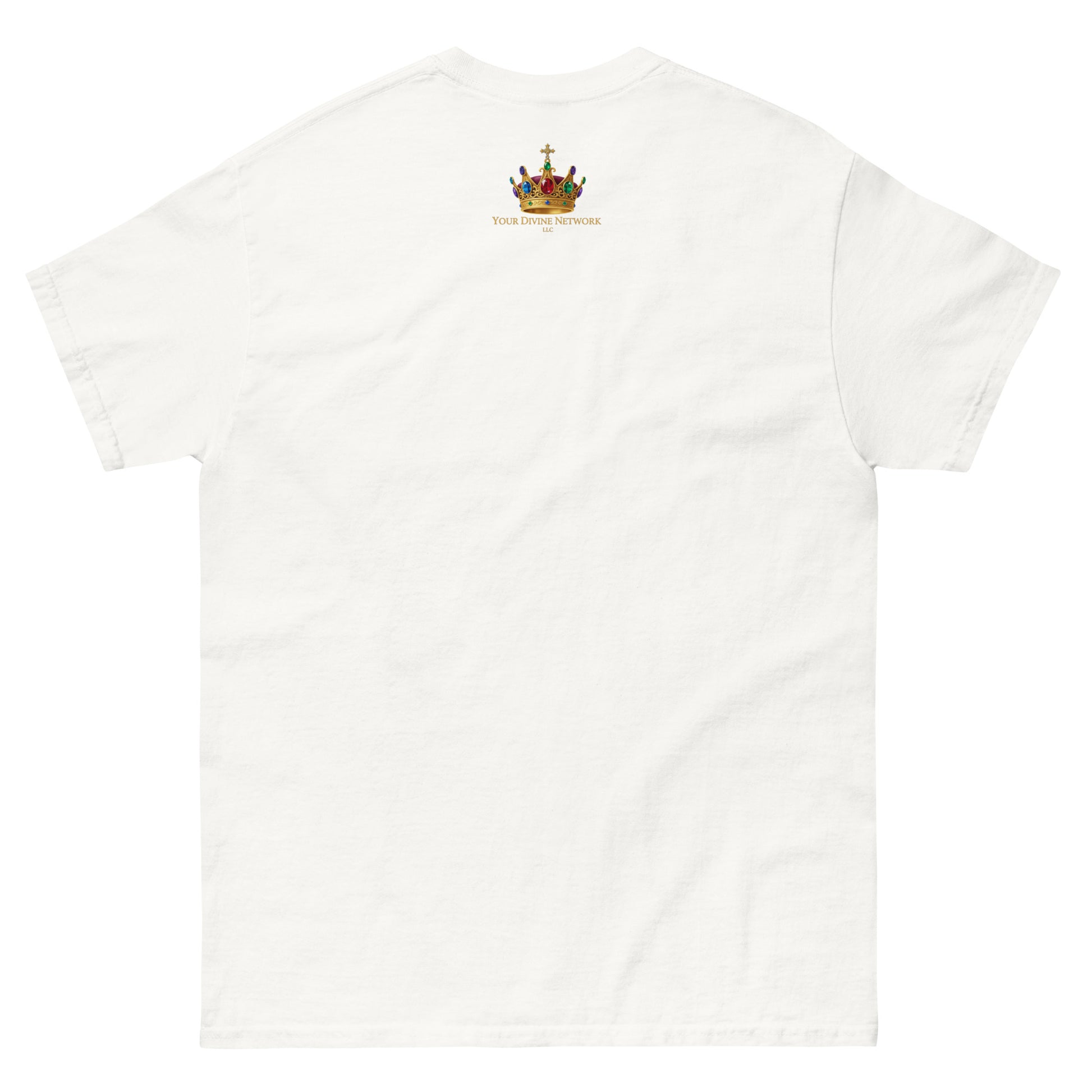 “Jesus is God 100 percent Christian t shirt bold faith statement design gold red lettering”
