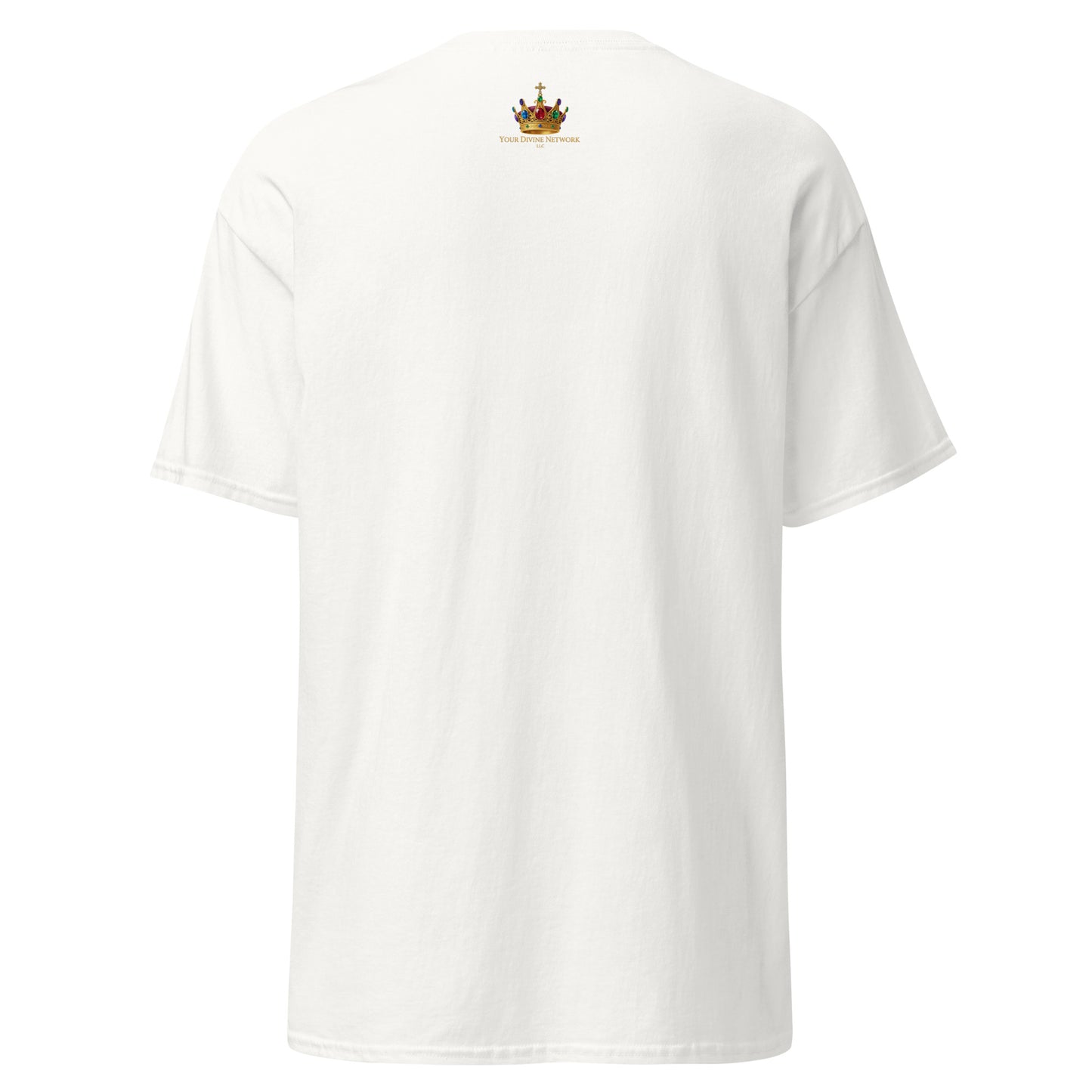 “Christian white t shirt wounds become witness design crown of thorns nails faith healing apparel”