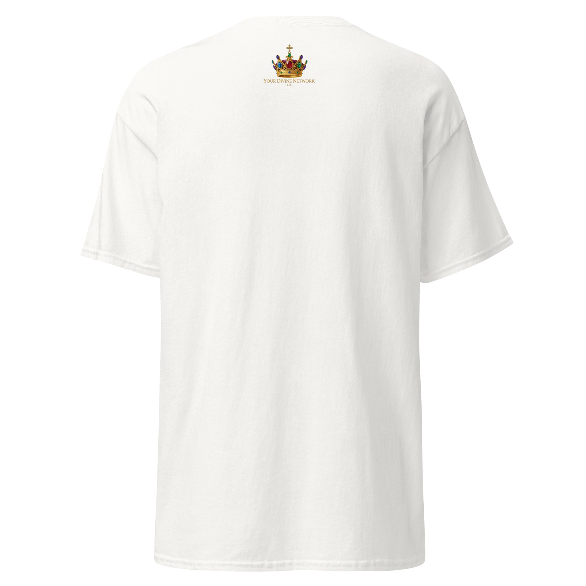 “Christian white t shirt the remnant rises design crown lion Kingdom faith apparel”
