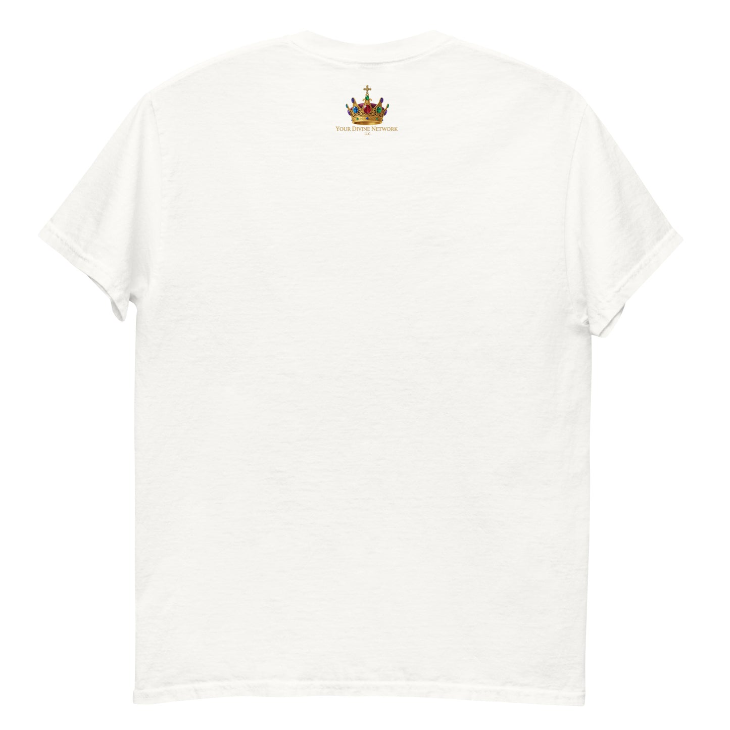“Christian white t shirt washed in the blood design crown of thorns red dripping faith apparel”