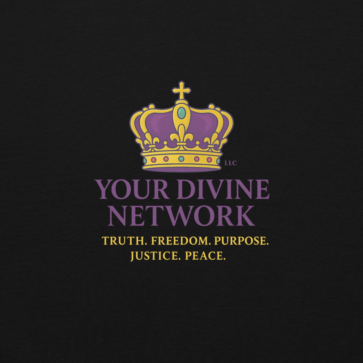 Christian Scripture hoodie – prophetic end times design by Your Divine Network