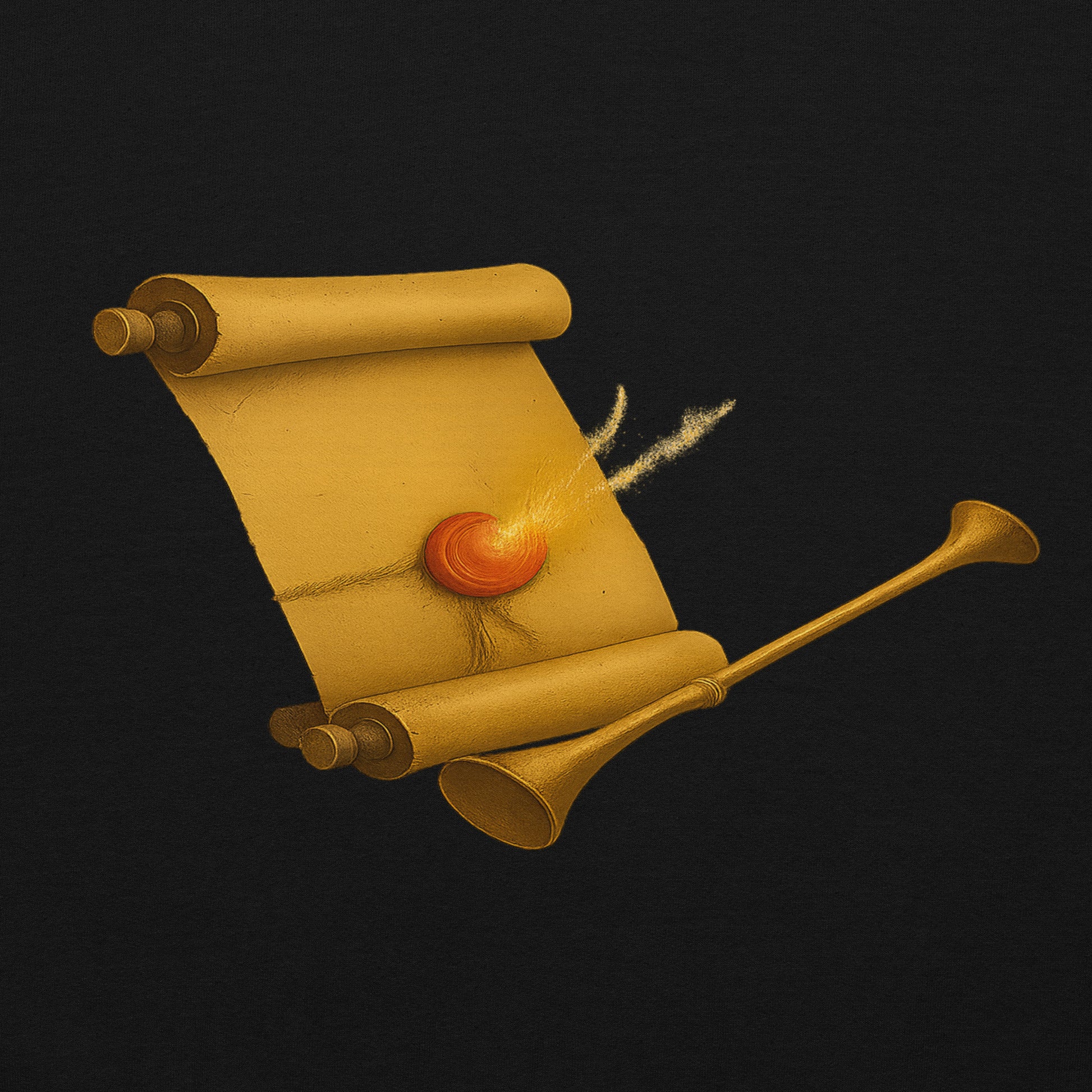 Christian Scripture hoodie – prophetic end times design by Your Divine Network