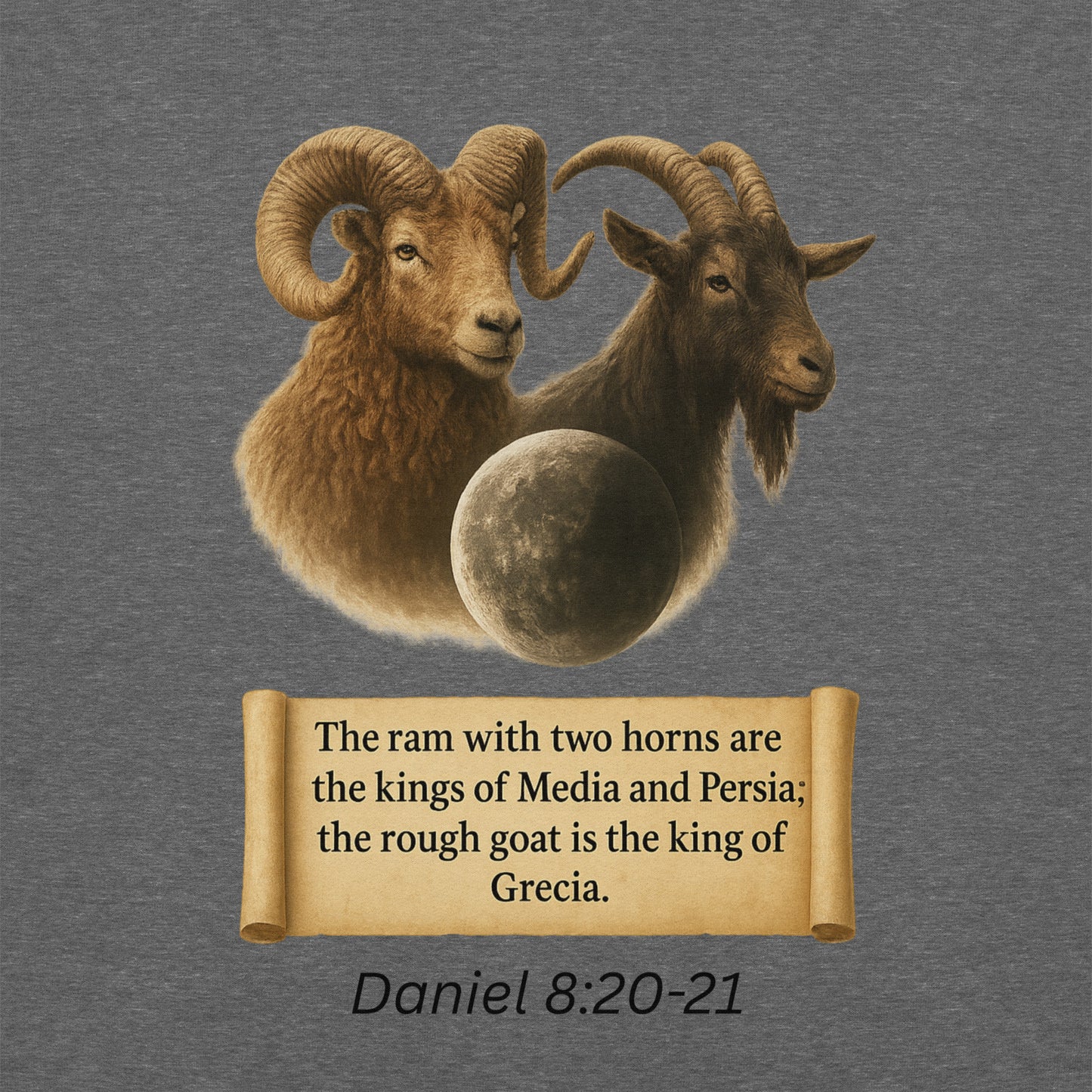 Christian hoodie – Daniel 8 prophecy end-times Scripture design by Your Divine Network