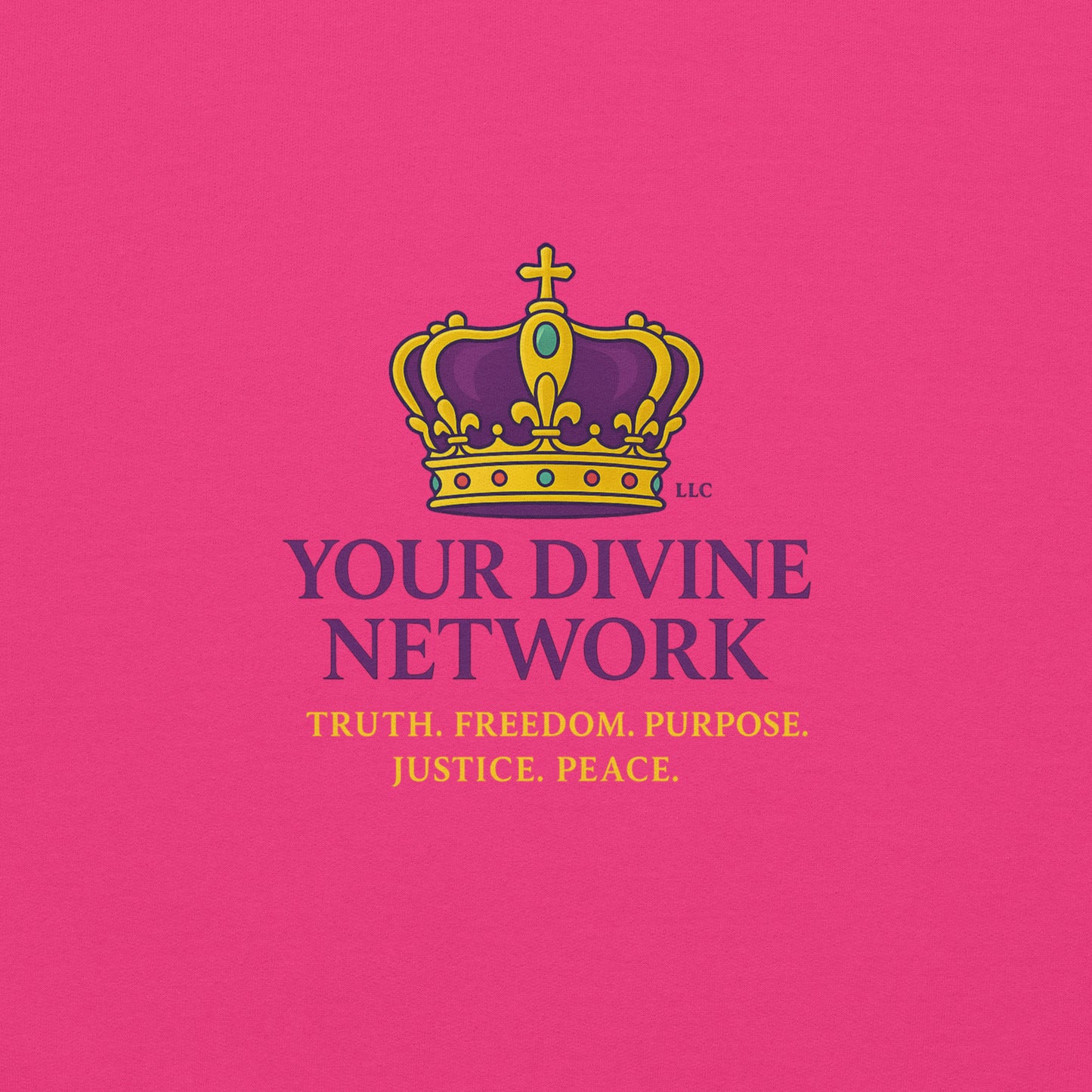 Christian Scripture hoodie – prophetic end times design by Your Divine Network