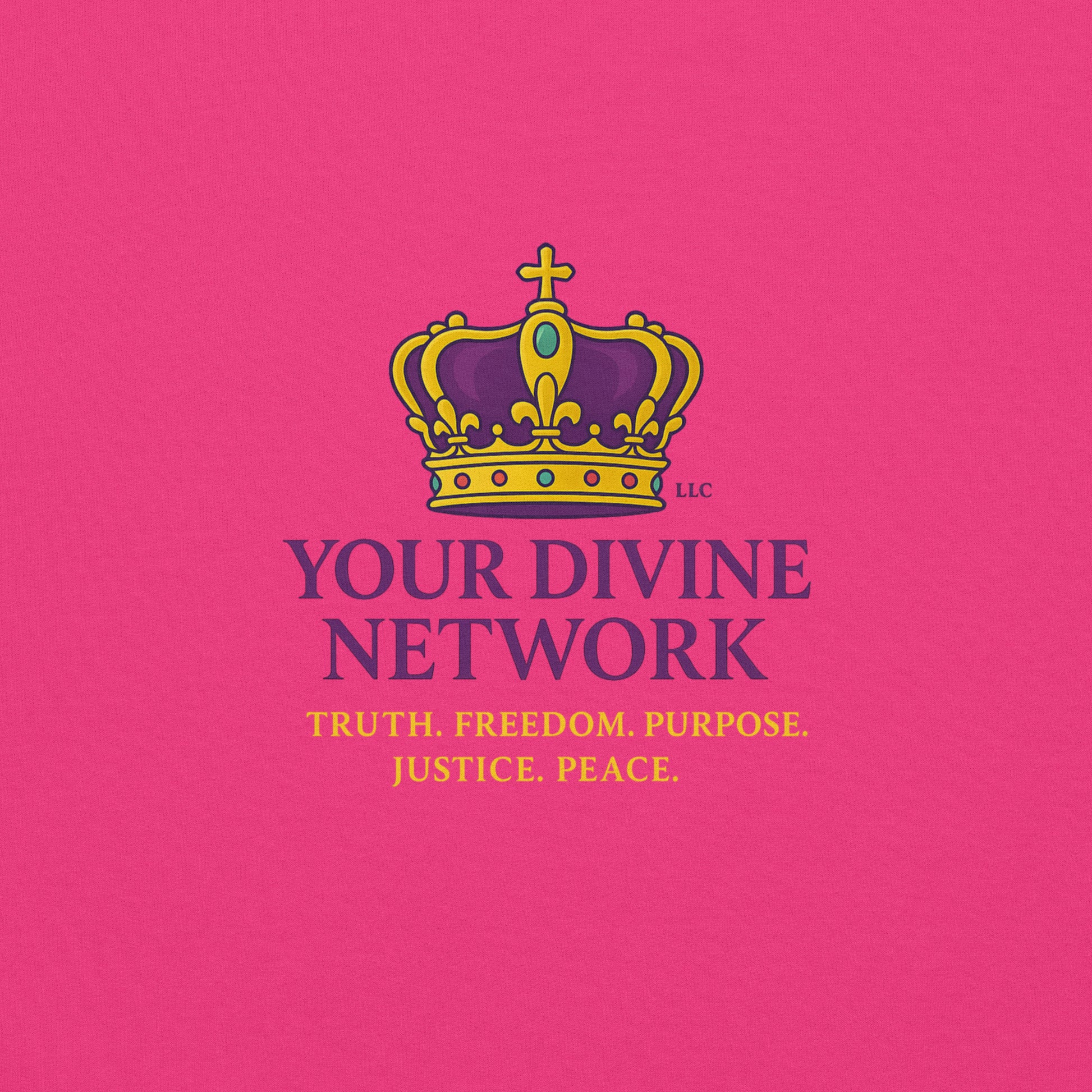 Christian Scripture hoodie – prophetic end times design by Your Divine Network