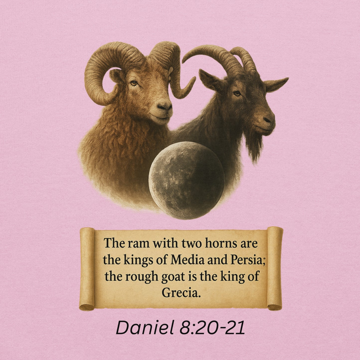 Christian hoodie – Daniel 8 prophecy end-times Scripture design by Your Divine Network