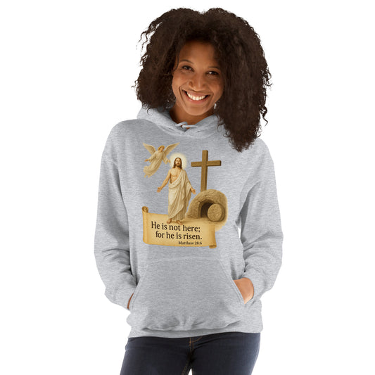 Christian sweatshirt – Jesus Is Risen – Resurrection power – Bold Faith Apparel | Your Divine Network