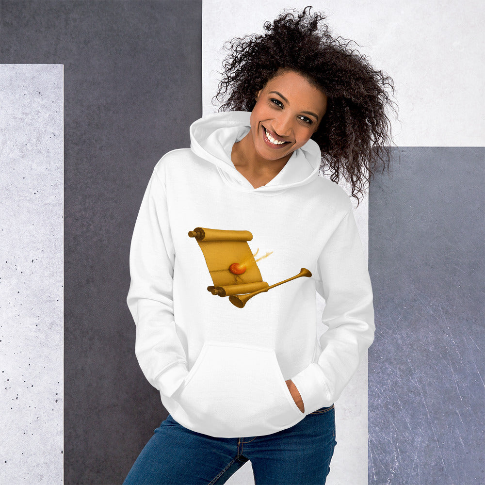 Christian Scripture hoodie – prophetic end times design by Your Divine Network