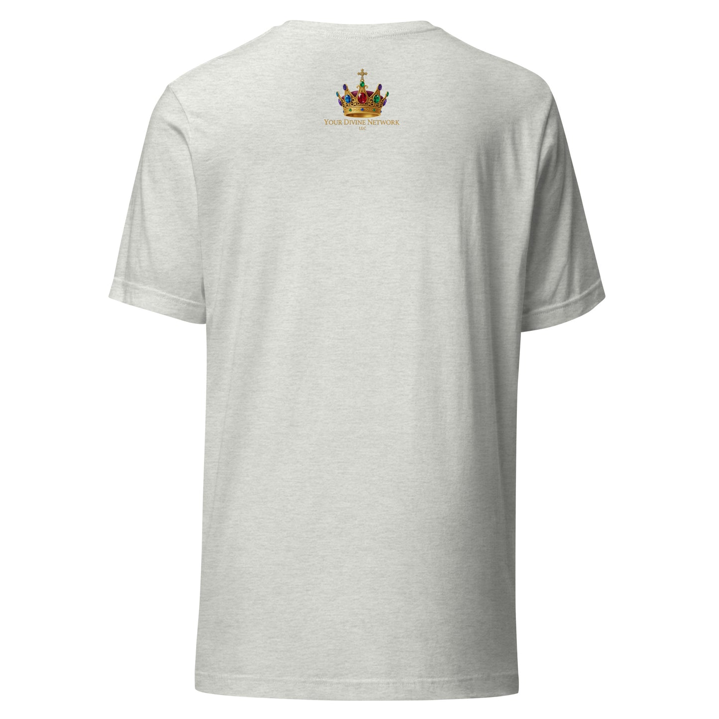 Wonderfully Made Psalm 139:14 men's Christian t-shirt in with royal crown and shield design — faith-based apparel for men of God