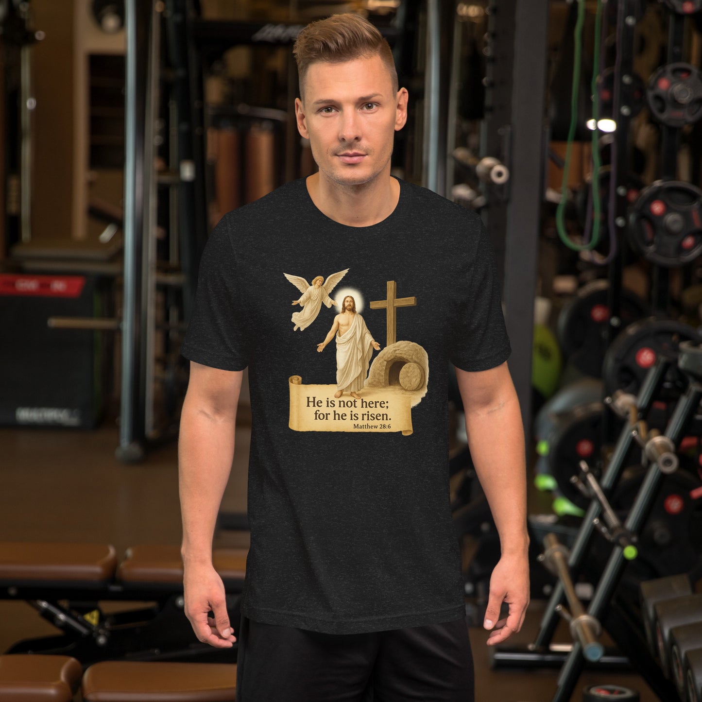 Christian t-shirt – Jesus Is Risen – Resurrection t-shirt – Bold Faith Apparel | Your Divine Network