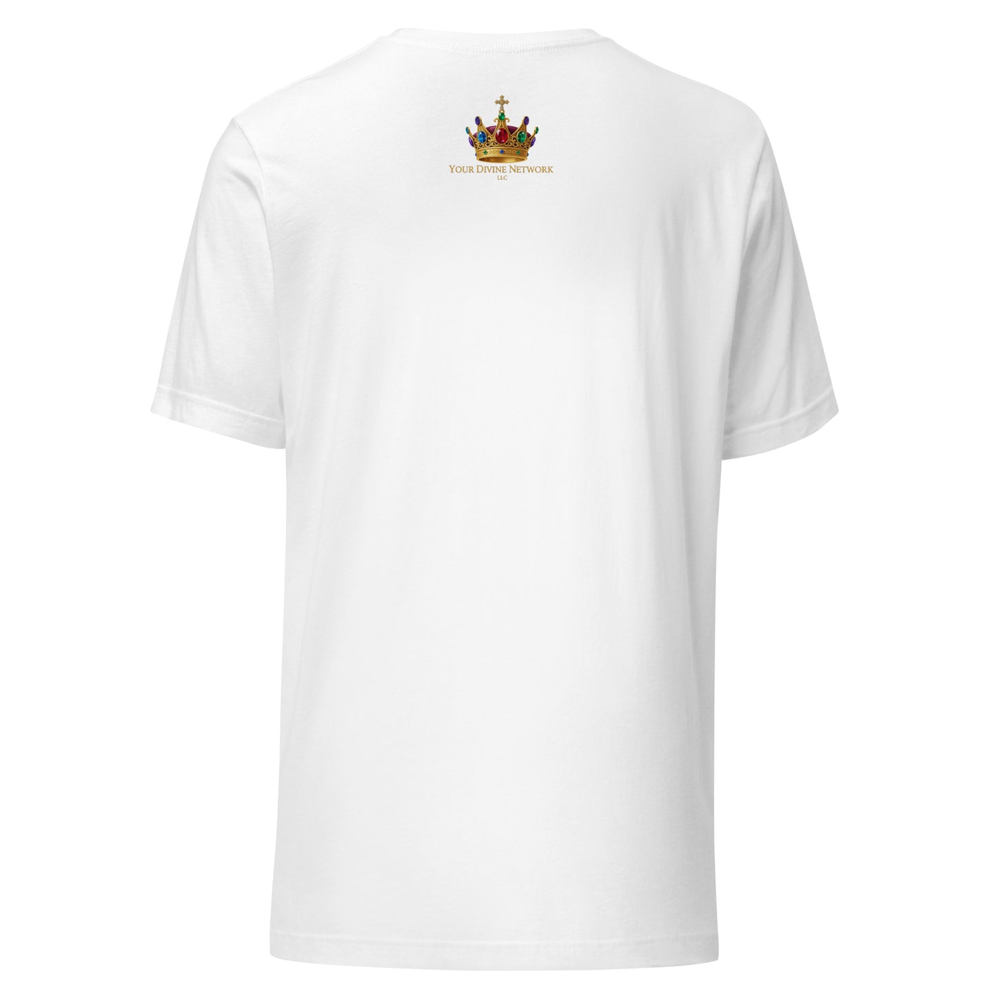 Wonderfully Made Psalm 139:14 men's Christian t-shirt in with royal crown and shield design — faith-based apparel for men of God
