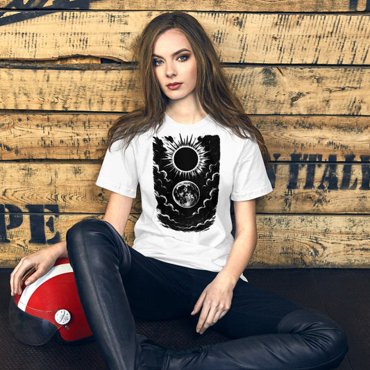 Christian T-Shirt – Cosmic Signs Prophecy End Times Design | Your Divine Network