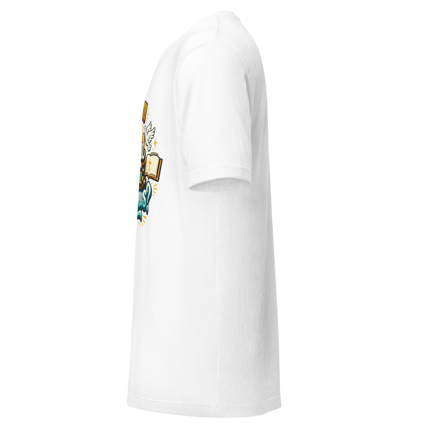 Have You Heard the Good News Christian T-Shirt Left Side - Your Divine Network